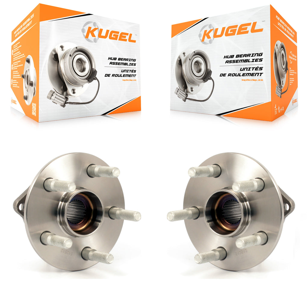 Rear Wheel Bearing And Hub Assembly Pair For Toyota Matrix Pontiac Vibe AWD