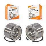 Rear Wheel Bearing Pair For Jaguar Lincoln LS S-Type Ford Thunderbird XJ8 Vanden