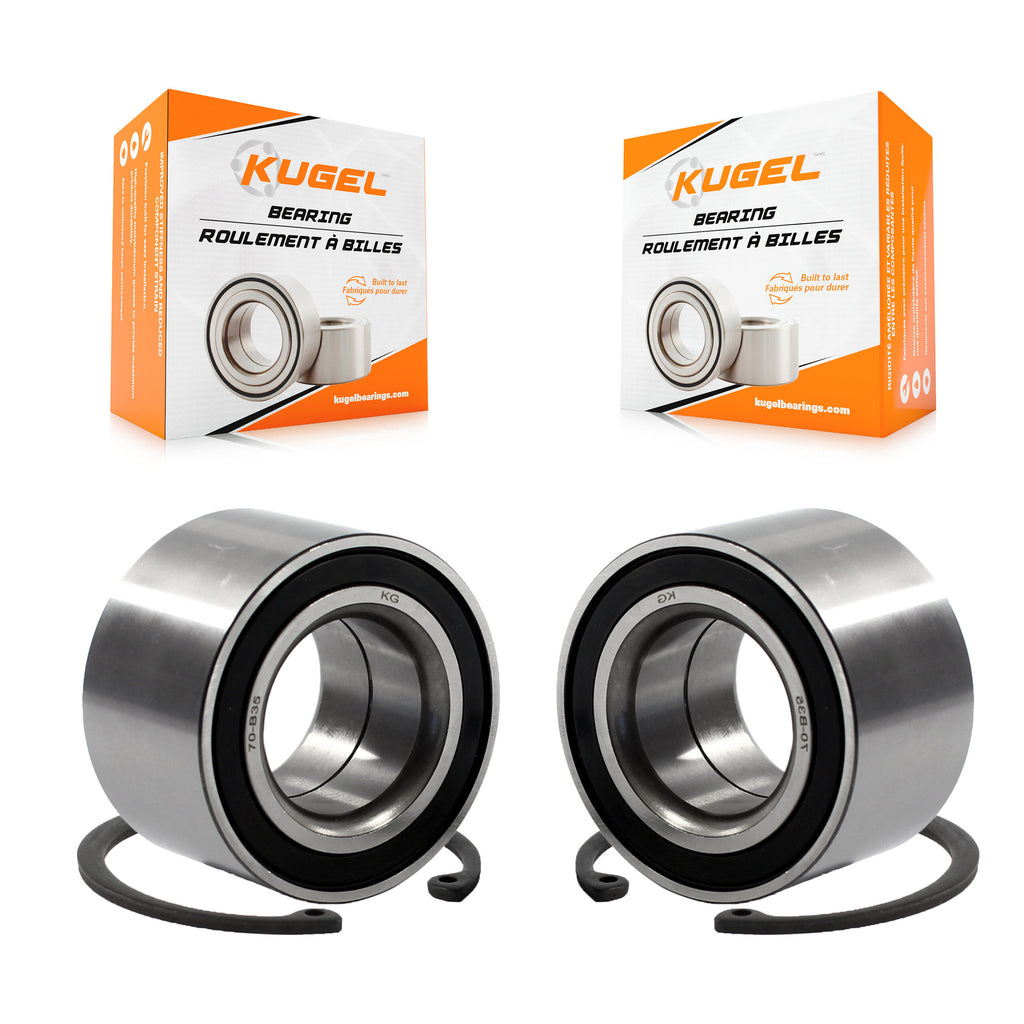 Rear Wheel Bearing Pair For 1988-1991 Honda Civic 4WD