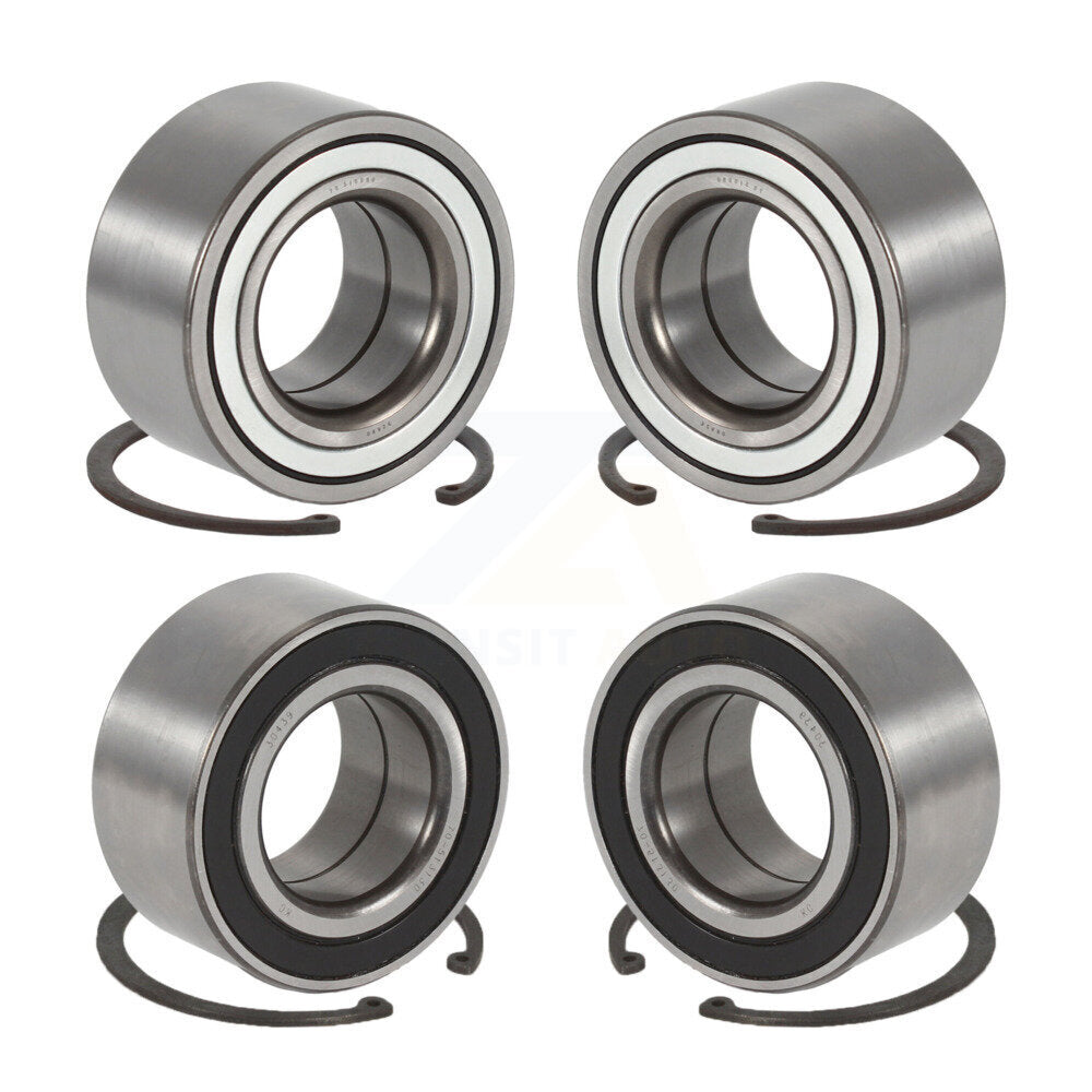 Front Rear Wheel Bearing Kit For 1990-1993 Mercedes-Benz 300E 300TE