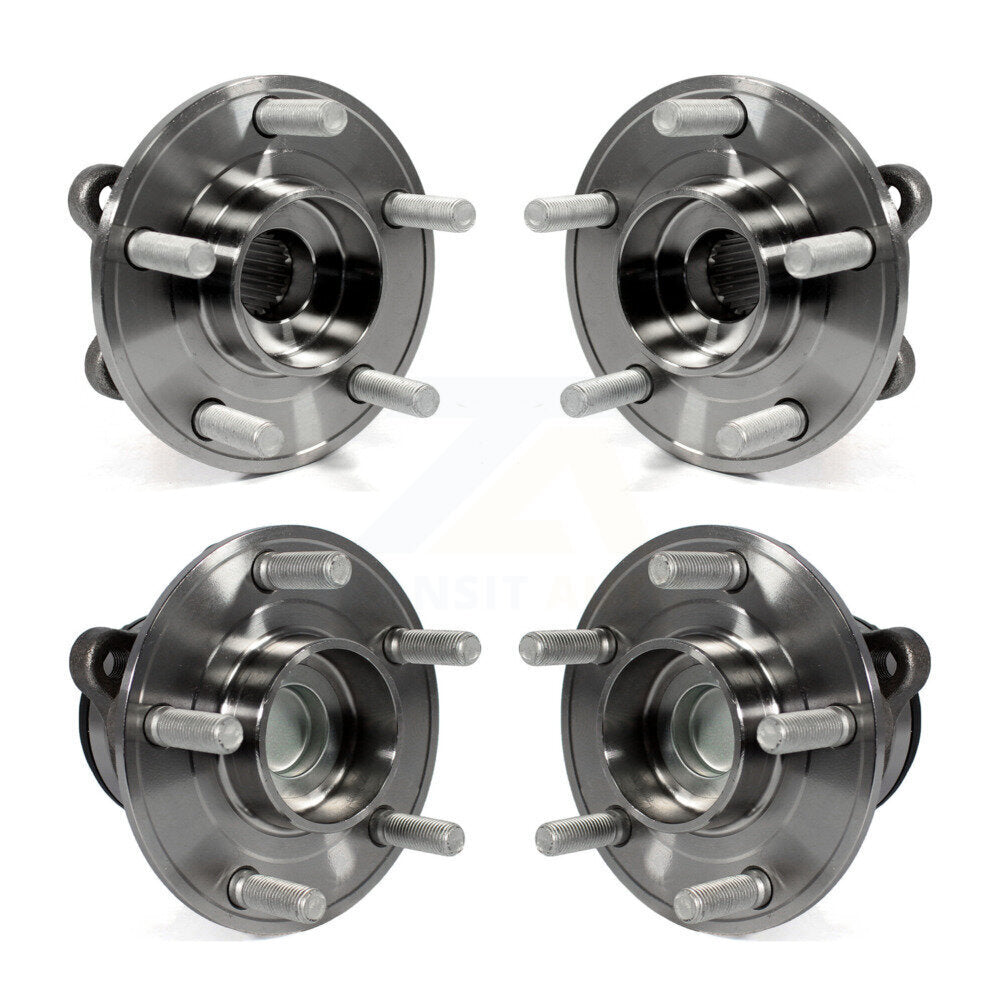 Front Rear Wheel Bearing Hub Assembly Kit For Ford Fusion Lincoln MKZ Police SSV