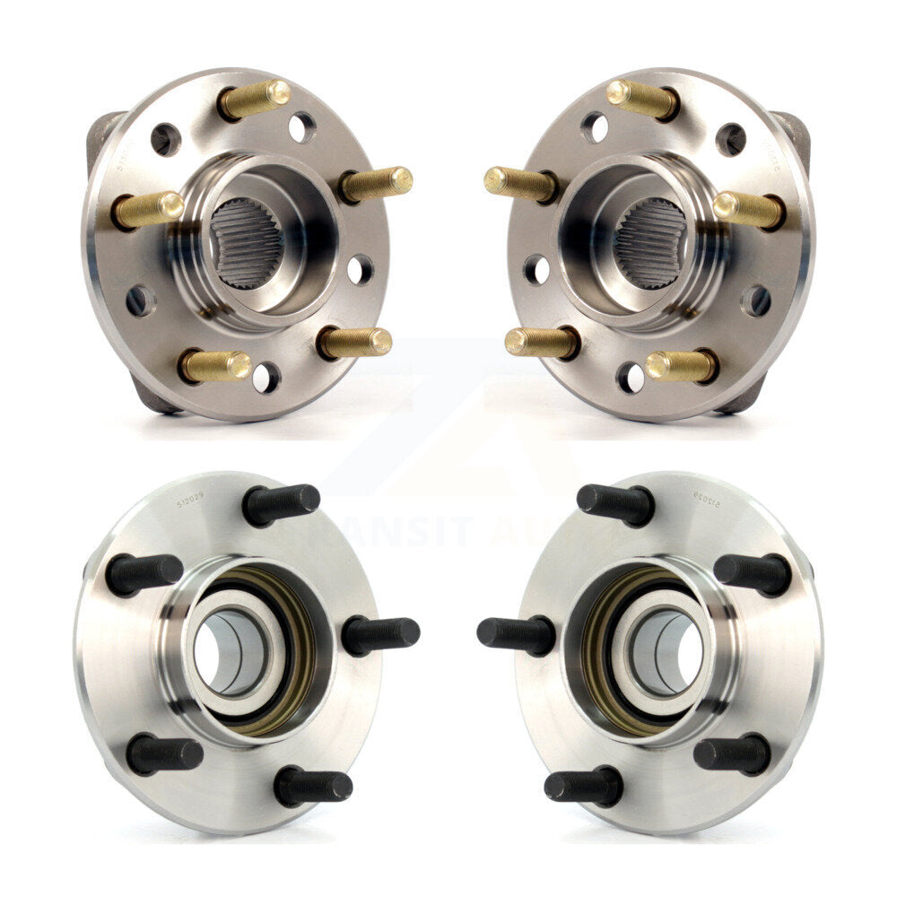 Front Rear Wheel Bearing & Hub Assembly Kit For Chrysler Dodge Intrepid Concorde