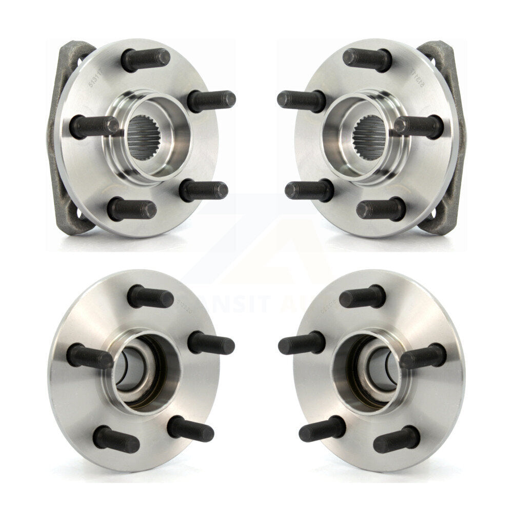 Front Rear Wheel Bearing & Hub Assembly Kit For Chrysler Sebring Dodge Stratus