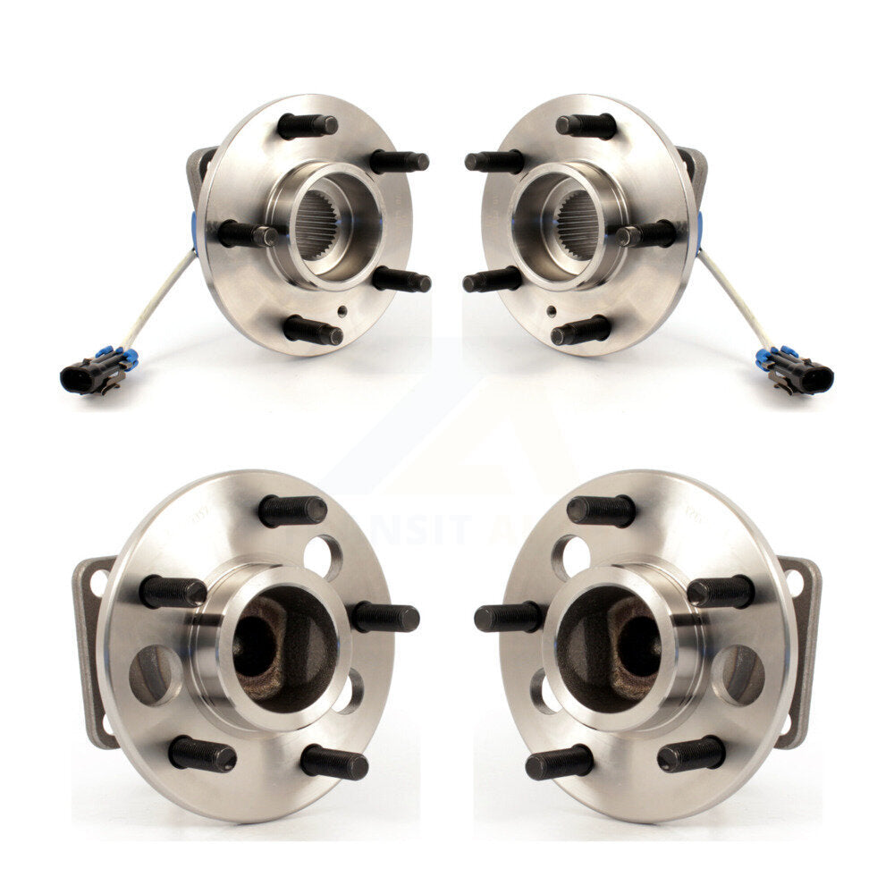 Front Rear Wheel Bearing & Hub Assembly Kit For Chevrolet Impala Pontiac Grand