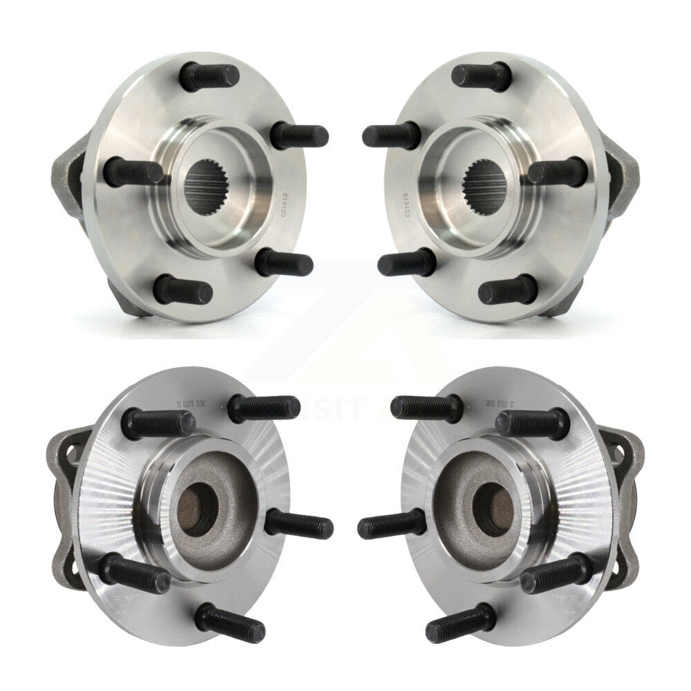 Front Rear Wheel Bearing & Hub Assembly Kit For Chrysler Dodge Town Country
