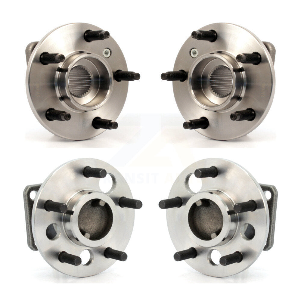 Front Rear Wheel Bearing & Hub Assembly Kit For Chevrolet Impala Pontiac Grand