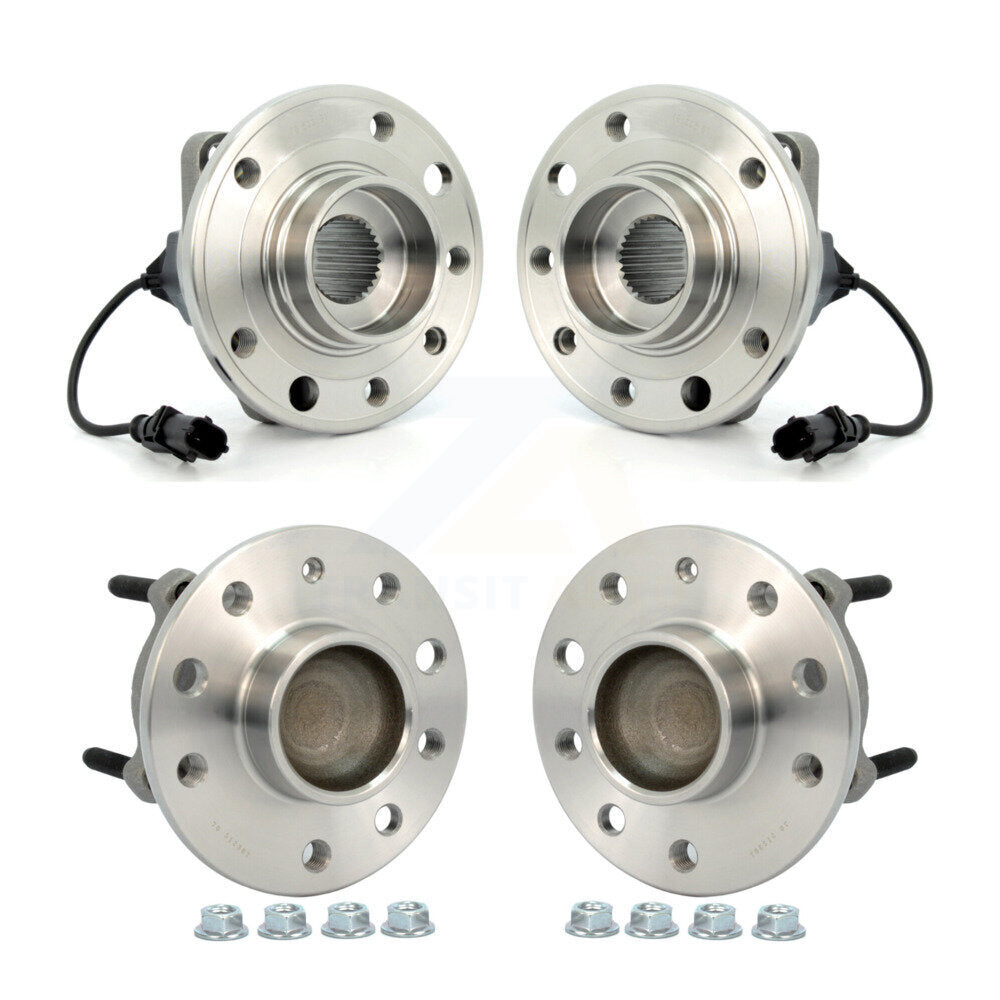 Front Rear Wheel Bearing & Hub Assembly Kit For Saab 9-3 9-3X
