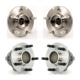 Front Rear Wheel Bearing & Hub Assembly Kit For Mazda 3 4-Wheel ABS
