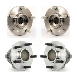 Front Rear Wheel Bearing & Hub Assembly Kit For Mazda 3 4-Wheel ABS