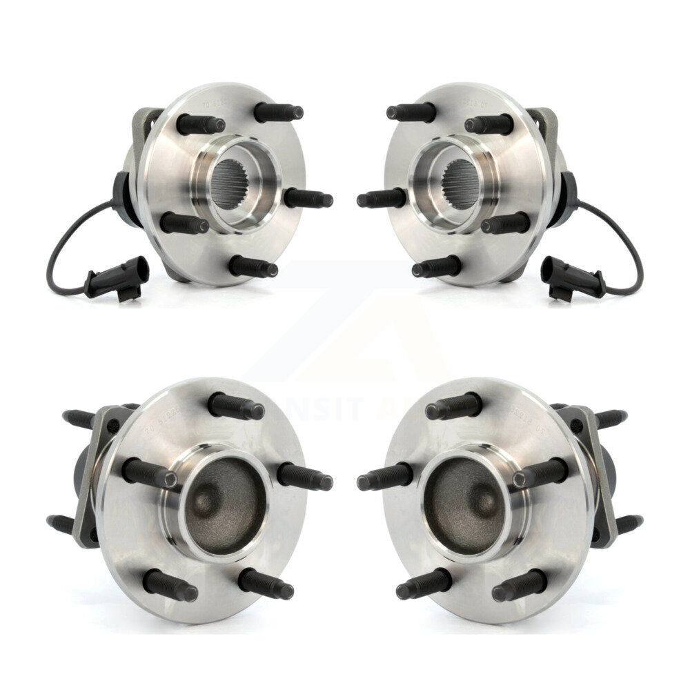 Front Rear Wheel Bearing Hub Assembly Kit For Chevrolet Cobalt With 5 Lug Wheels