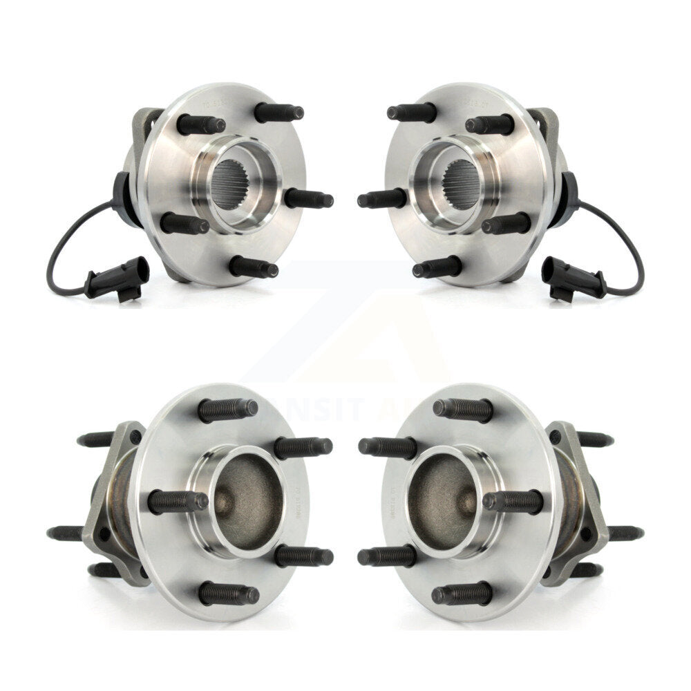 Front Rear Wheel Bearing Hub Assembly Kit For Chevrolet Malibu Pontiac G6 Cobalt