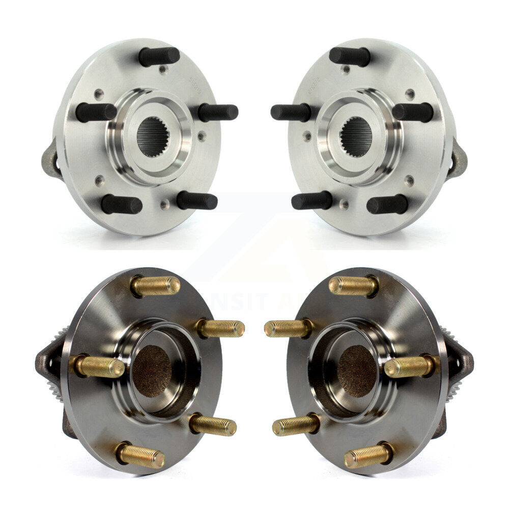Front Rear Wheel Bearing & Hub Assembly Kit For Mitsubishi Galant Eclipse