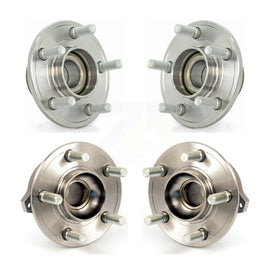 Front Rear Wheel Bearing & Hub Assembly Kit For Dodge Charger Chrysler 300