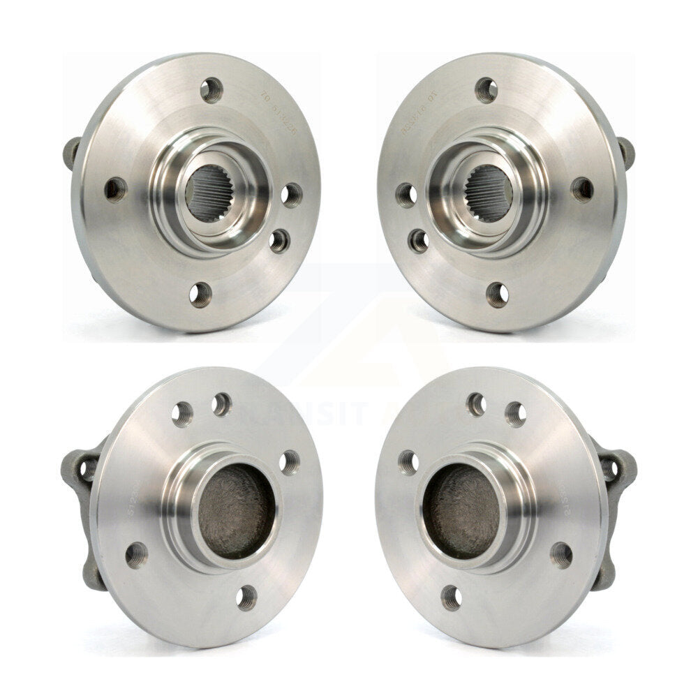 Front Rear Wheel Bearing & Hub Assembly Kit For 2002-2006 Mini Cooper