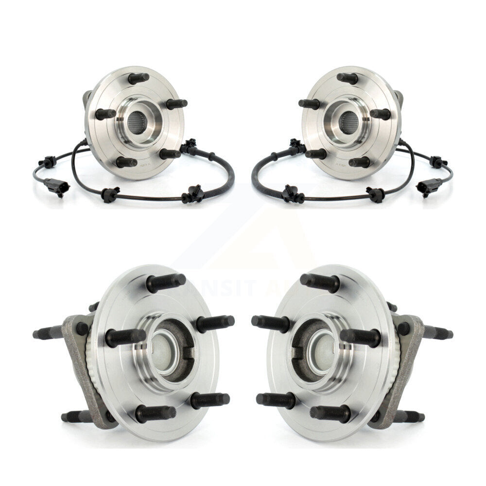 Front Rear Wheel Bearing & Hub Assembly Kit For Jeep Grand Cherokee Commander