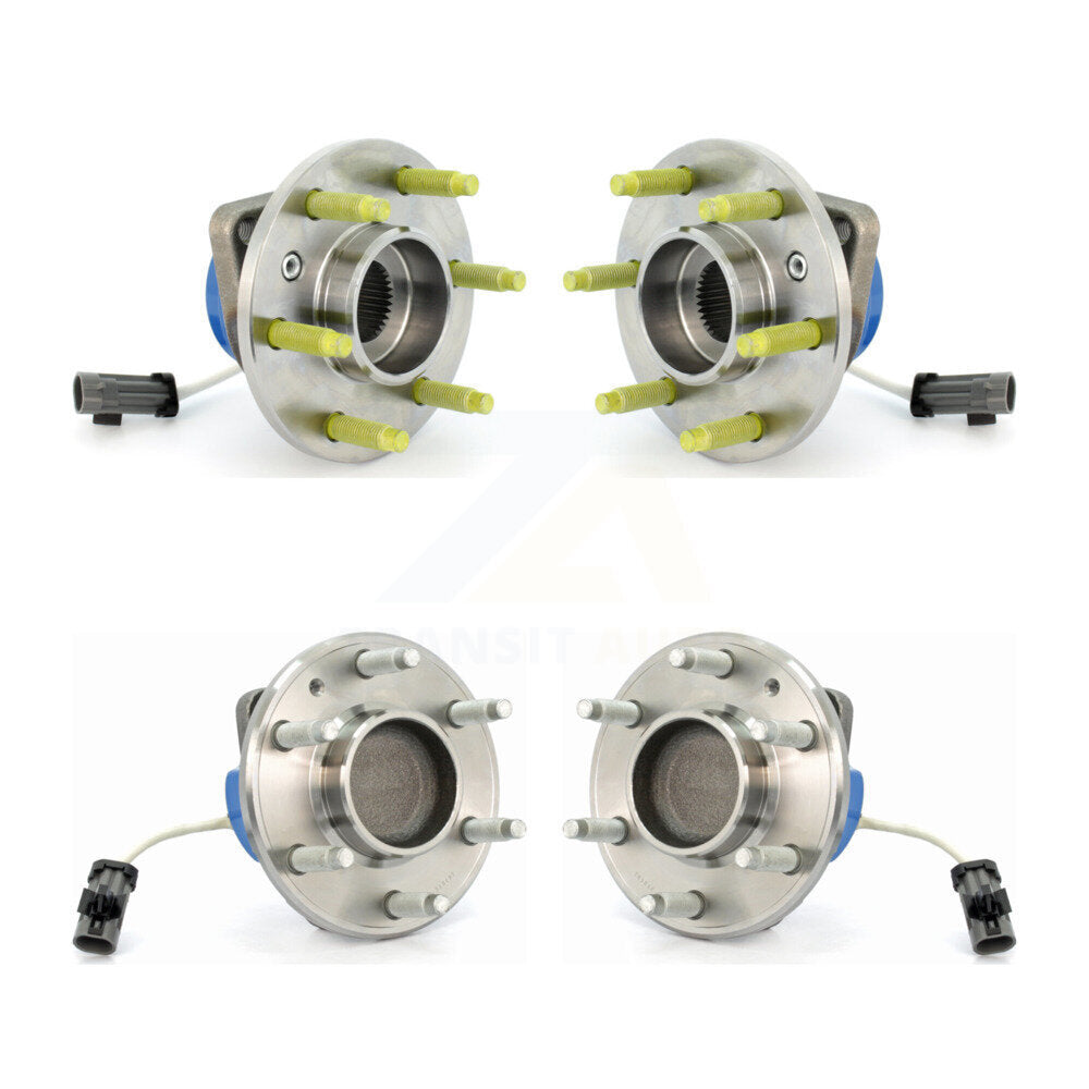 Front Rear Wheel Bearing & Hub Assembly Kit For Chevrolet Uplander Buick Terraza