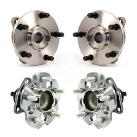 Front Rear Wheel Bearing & Hub Assembly Kit For 2012-2018 Toyota Prius V