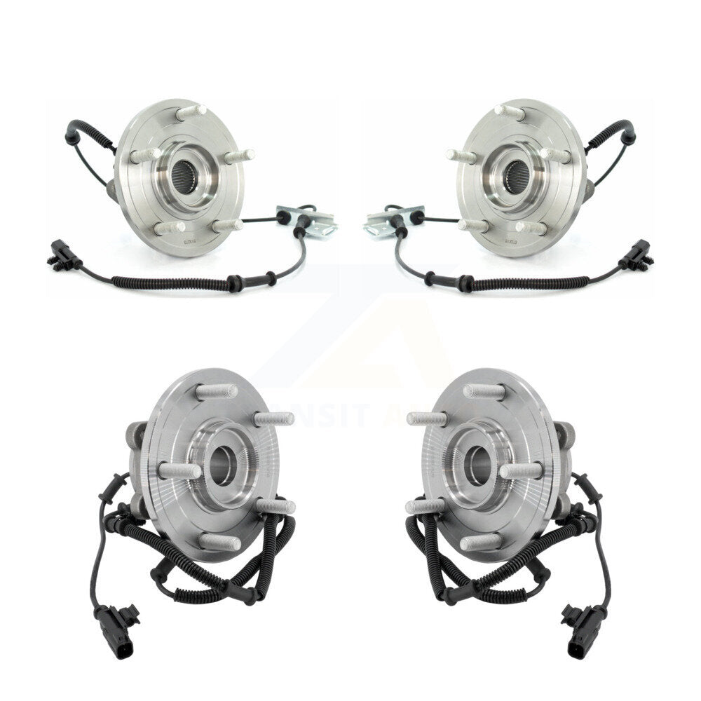 Front Rear Wheel Bearing & Hub Assembly Kit For Chrysler Town Country Dodge