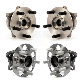 Front Rear Wheel Bearing & Hub Assembly Kit For Toyota Prius Plug-In
