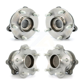 Front Rear Wheel Bearing & Hub Assembly Kit For Nissan Altima Maxima Pathfinder