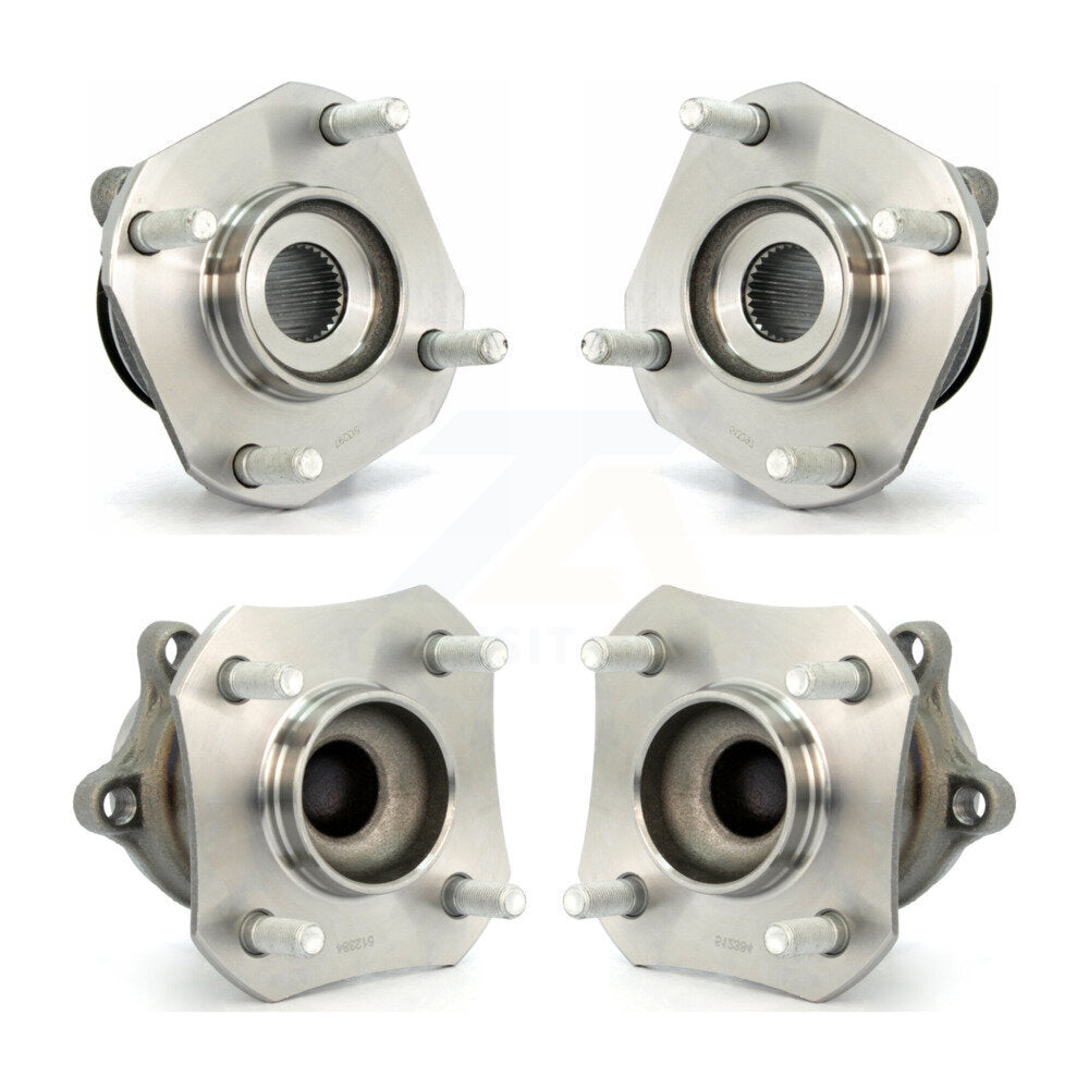 Front Rear Wheel Bearing & Hub Assembly Kit For Nissan Sentra