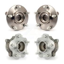 Front Rear Wheel Bearing & Hub Assembly Kit For 2007-2012 Nissan Sentra 2.5L