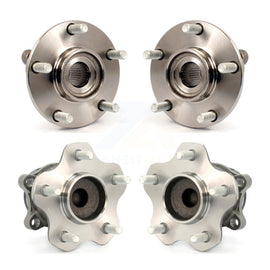 Front Rear Wheel Bearing & Hub Assembly Kit For Nissan Rogue Select FWD