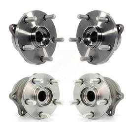 Front Rear Wheel Bearing & Hub Assembly Kit For Subaru Impreza WRX STI