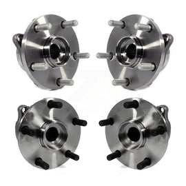 Front Rear Wheel Bearing & Hub Assembly Kit For Subaru Impreza WRX STI