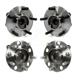 Front Rear Wheel Bearing & Hub Assembly Kit For Hyundai Genesis Coupe