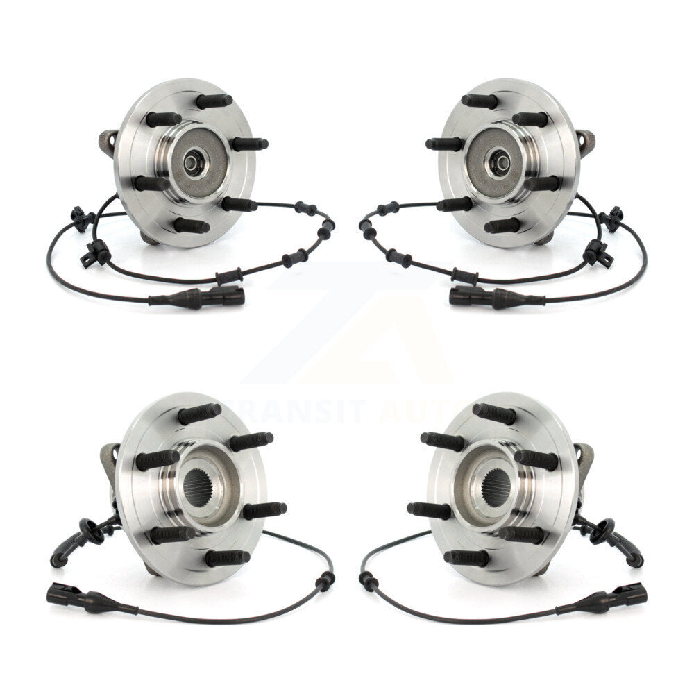Front Rear Wheel Bearing Hub Assembly Kit For Ford Expedition Lincoln Navigator