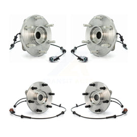 Front Rear Wheel Bearing & Hub Assembly Kit For Nissan Armada INFINITI QX56