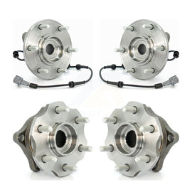 Front Rear Wheel Bearing Hub Assembly Kit For 08 Nissan Armada With Internal ABS