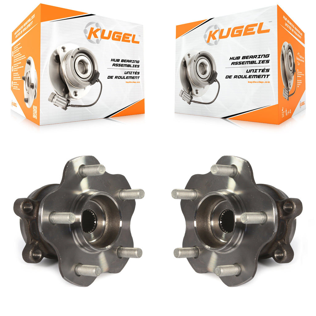 Rear Wheel Bearing Hub Assembly Pair For Nissan Rogue Sport Select Juke Qashqai