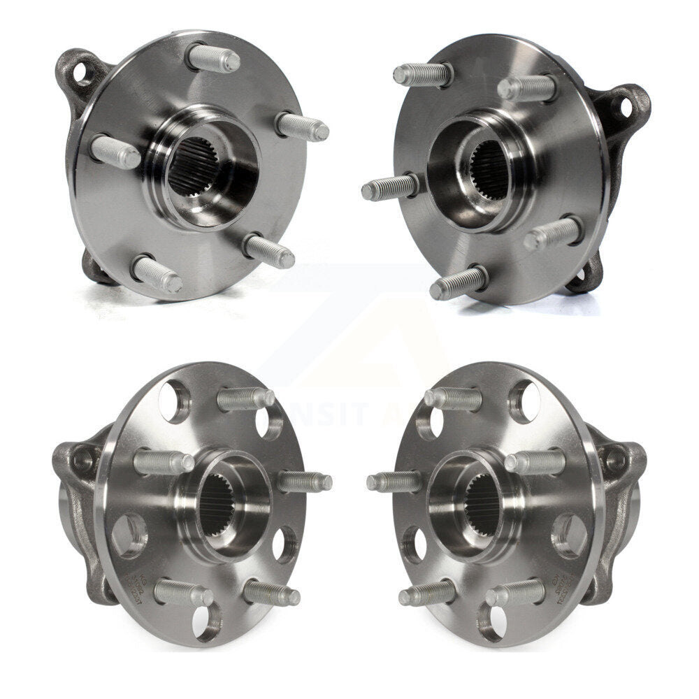 Front Rear Wheel Bearing Hub Assembly Kit For Lexus IS250 GS350 GS300 IS350 AWD