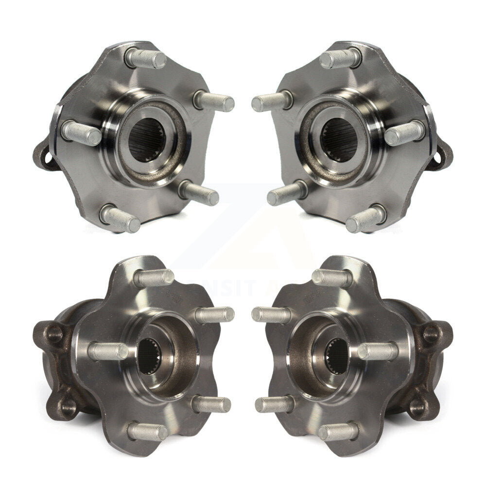 Front Rear Wheel Bearing & Hub Assembly Kit For Nissan Rogue Sport Qashqai AWD