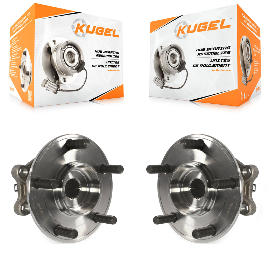 Rear Wheel Bearing Hub Assembly Pair For Mitsubishi Outlander Sport Eclipse RVR