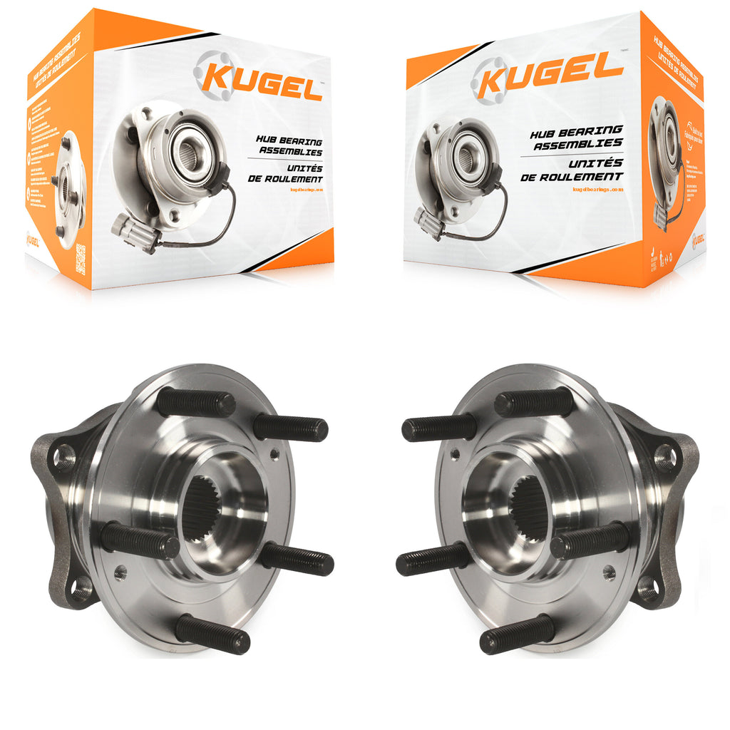 Front Wheel Bearing And Hub Assembly Pair For 2015-2019 Kia Sedona