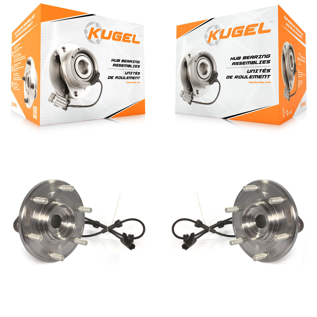 Front Wheel Bearing And Hub Assembly Pair For Nissan TITAN Armada 4WD K70-101417