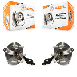 Front Wheel Bearing And Hub Assembly Pair For 2015-2017 Ford F-150 4WD
