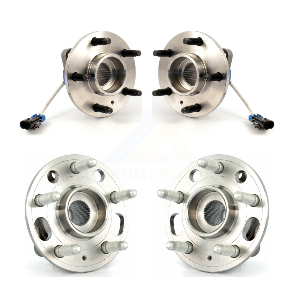 Front Rear Wheel Bearing & Hub Assembly Kit For 2010 Buick Allure