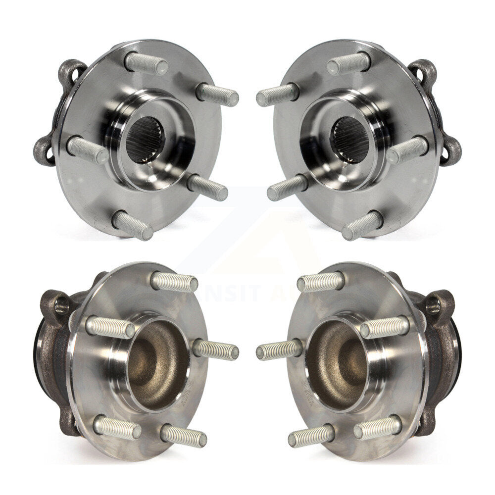 Front Rear Wheel Bearing & Hub Assembly Kit For Mazda CX-5 6