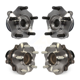 Front Rear Wheel Bearing & Hub Assembly Kit For 2015-2018 Chevrolet City Express