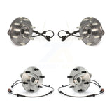 Front Rear Wheel Bearing Hub Assembly Kit For 2012 Nissan Armada 4WD From 12 11
