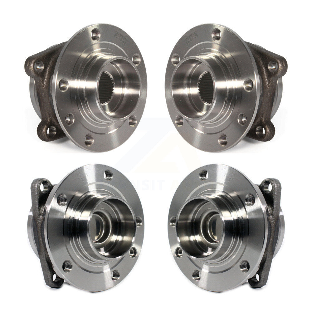Front Rear Wheel Bearing & Hub Assembly Kit For Jeep Cherokee FWD