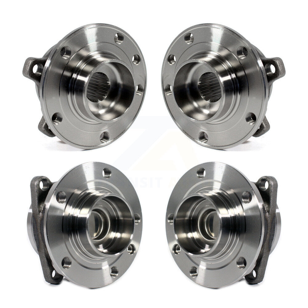 Front Rear Wheel Bearing & Hub Assembly Kit For 2014-2022 Jeep Cherokee FWD