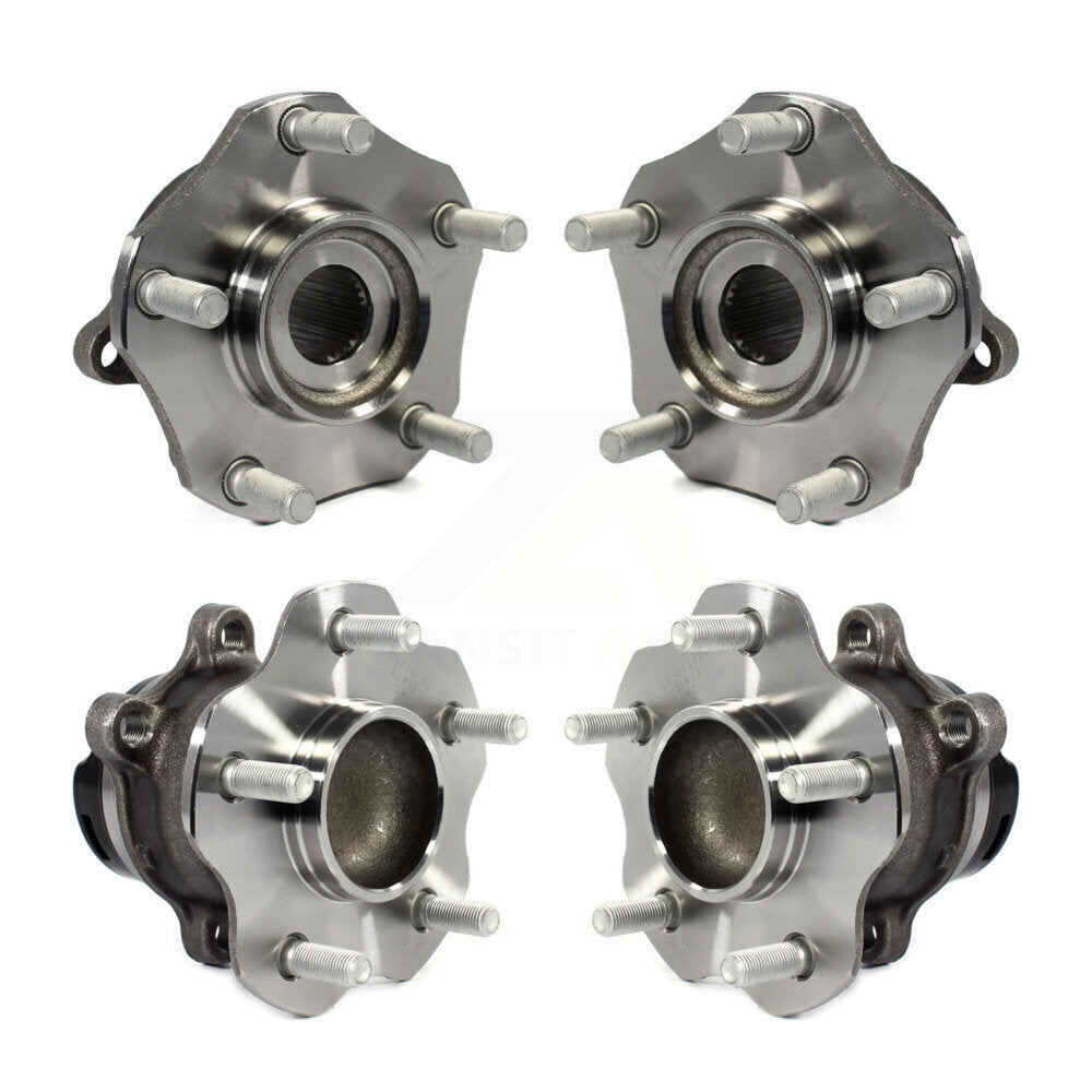 Front Rear Wheel Bearing & Hub Assembly Kit For Nissan Rogue Sport Qashqai FWD