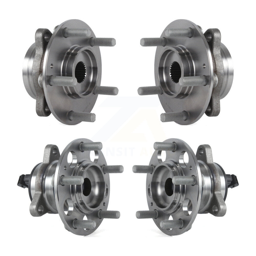 Front Rear Wheel Bearing & Hub Assembly Kit For Hyundai Elantra Kia Niro Ioniq