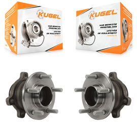 Rear Wheel Bearing And Hub Assembly Pair For 2014-2018 Ford Transit Connect