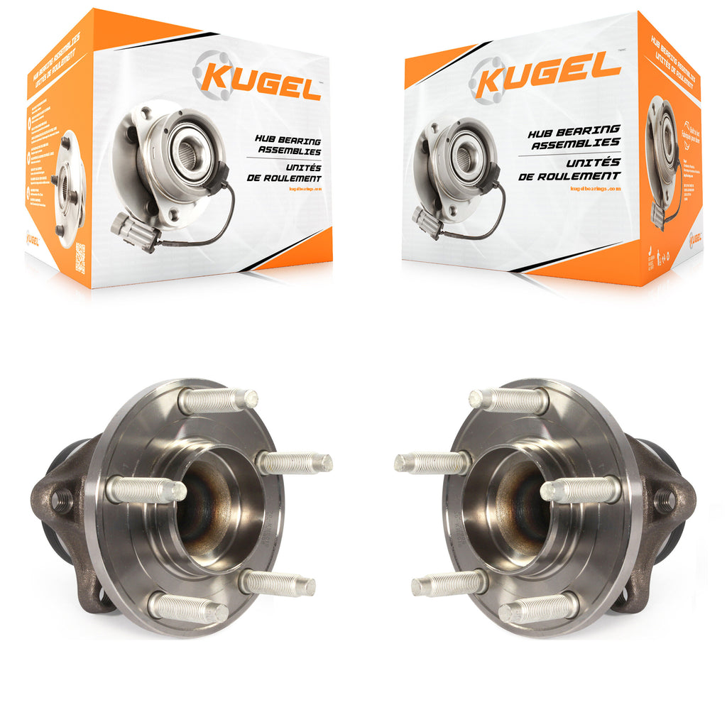 Rear Wheel Bearing And Hub Assembly Pair For 2009-2010 Ford Edge Lincoln MKX FWD